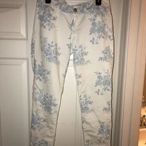 Floral American Eagle Stretch Jeggings
